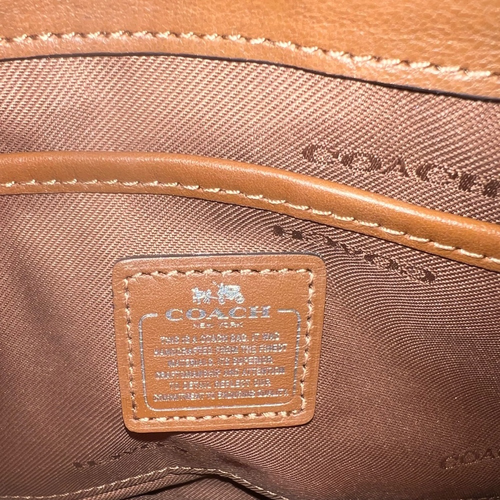 coach swagger shoulder bag in rainbow colorblock - Picture 5 of 6